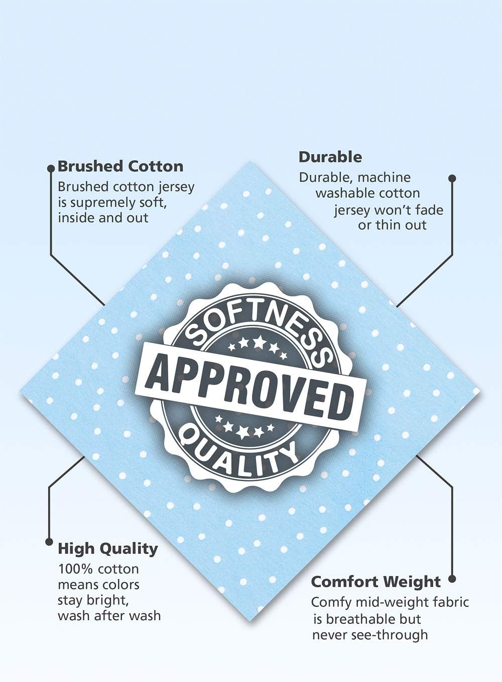 PajamaGram Pajamas For Women - Womens PJ Sets, Pullover Top, 100% Cotton - Image 5