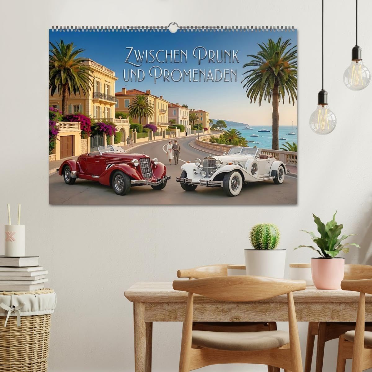 Zwischen Prunk und Promenaden (Wandkalender 2027 DIN A2 quer), CALVENDO Monatskalender: Als die Autos noch Charakter hatten
