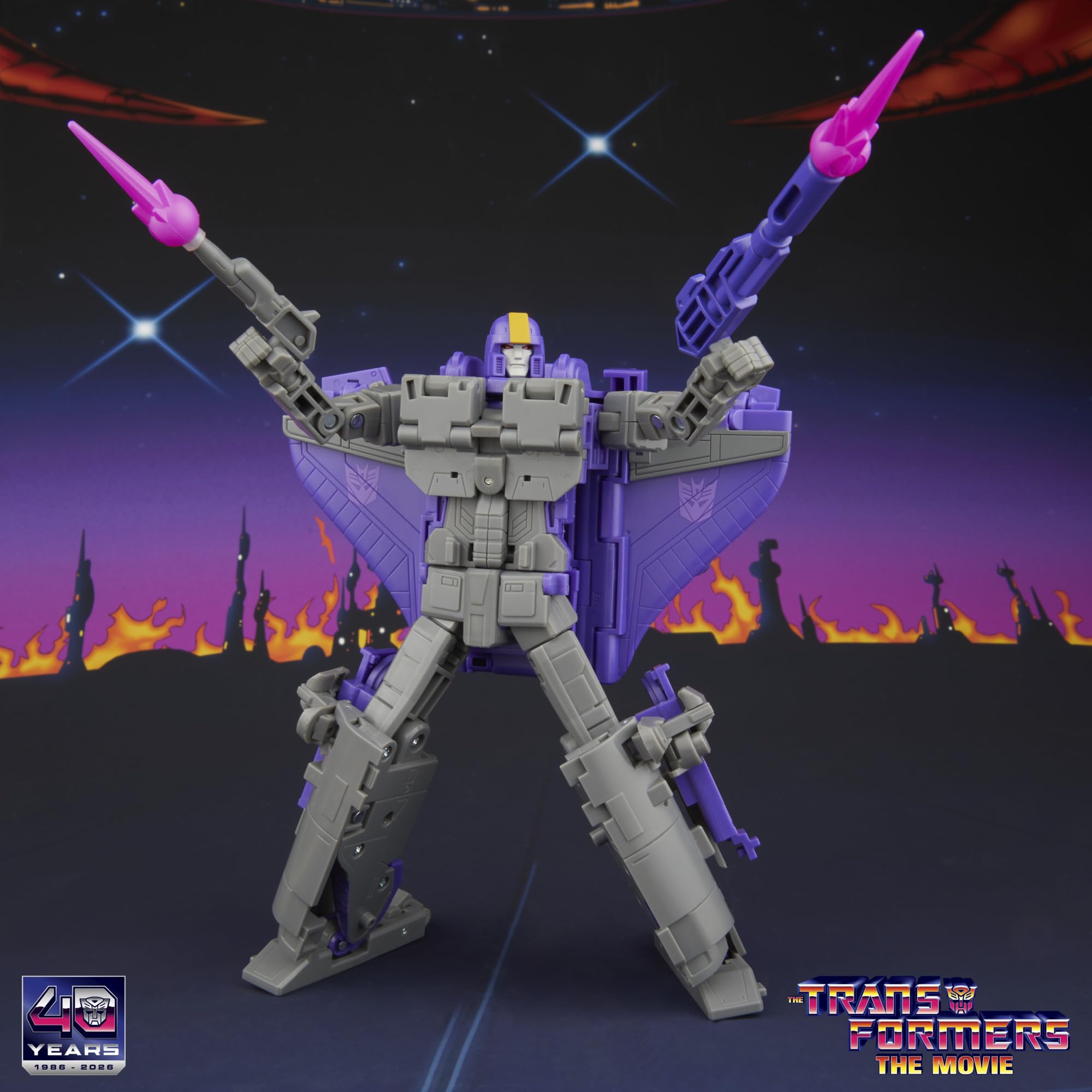 Astrotrain klasy Leader z kolekcji Transformers Studio Series z filmu "The Transformers: The Movie", 17-centymetrowa przekształcająca się figurka, zabawkowe roboty dla dzieci w wieku od 8 lat | Transformers Studio Series 20.3 cm figurka klasy lidera (2026