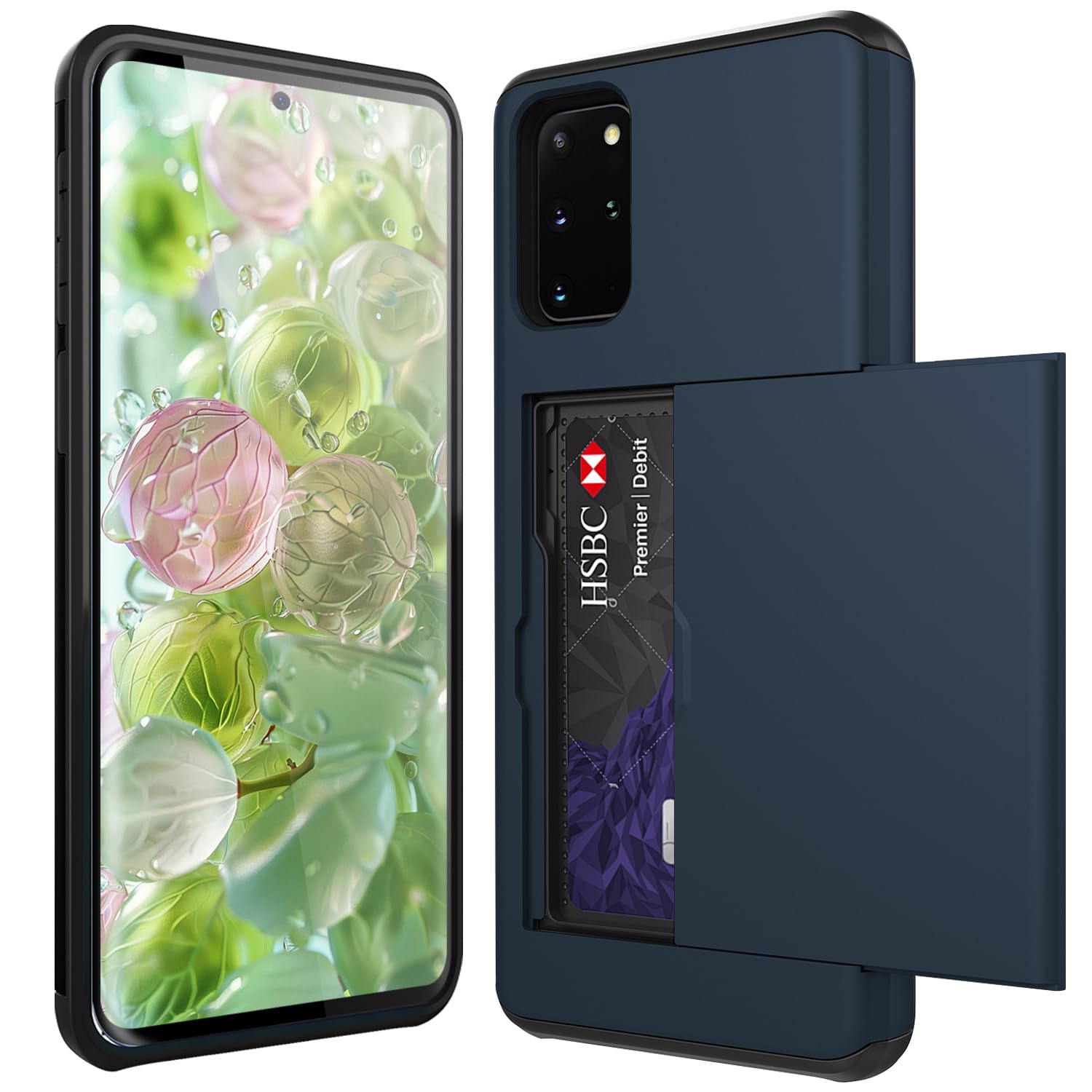 Amazon.co.jp: Galaxy S20 Plus ケース カード収納 背面 米軍MIL規格