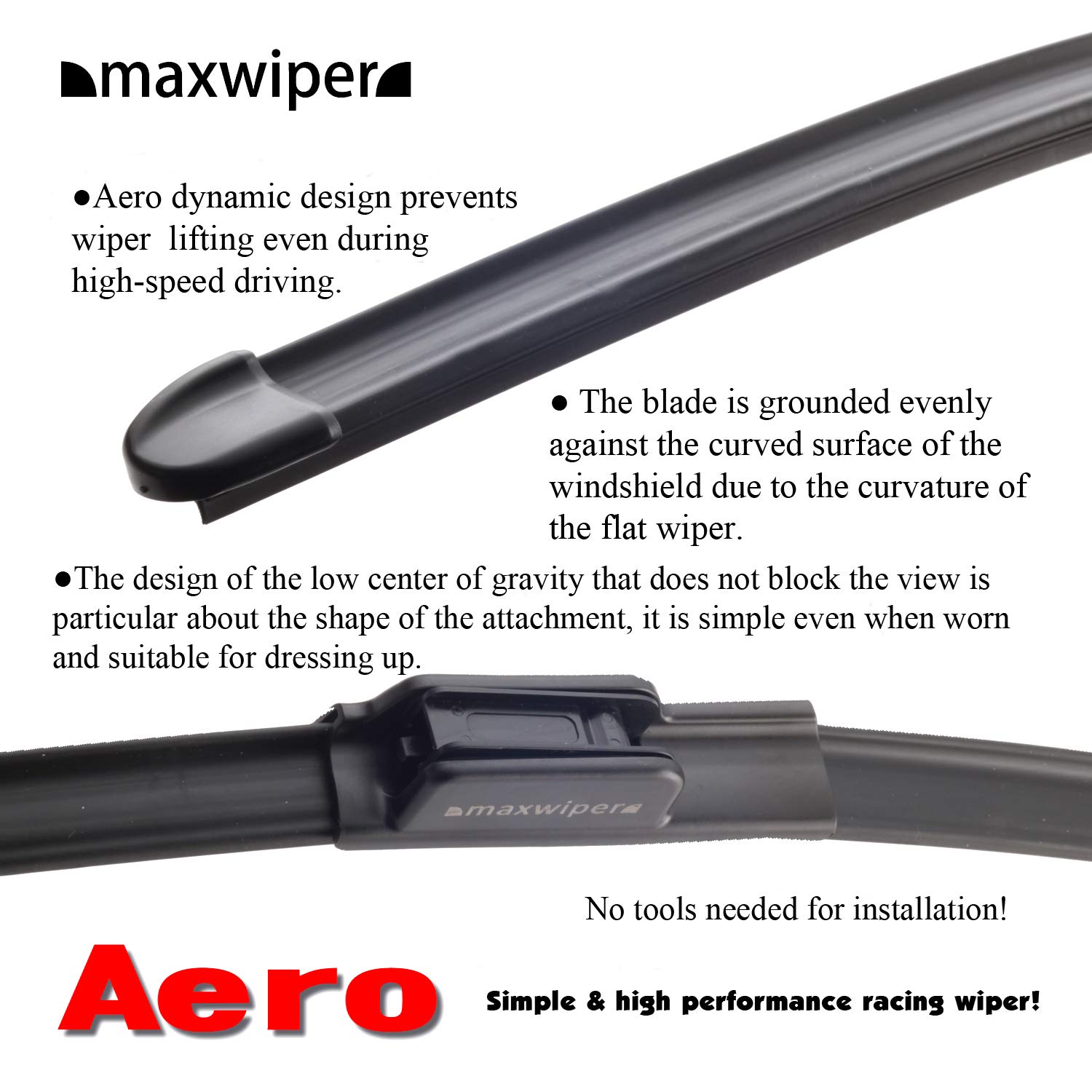 Amazon | マックスワイパー AERO BLADE ホンダ アコード CL7.8.9