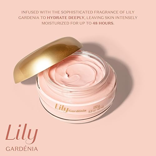 Miniatura 2 de O Boticário Lily Gardenia Crema Corporal Satinada, Hidratación Intensa y Perfume Sofisticado, 8.8 onzas (250g)