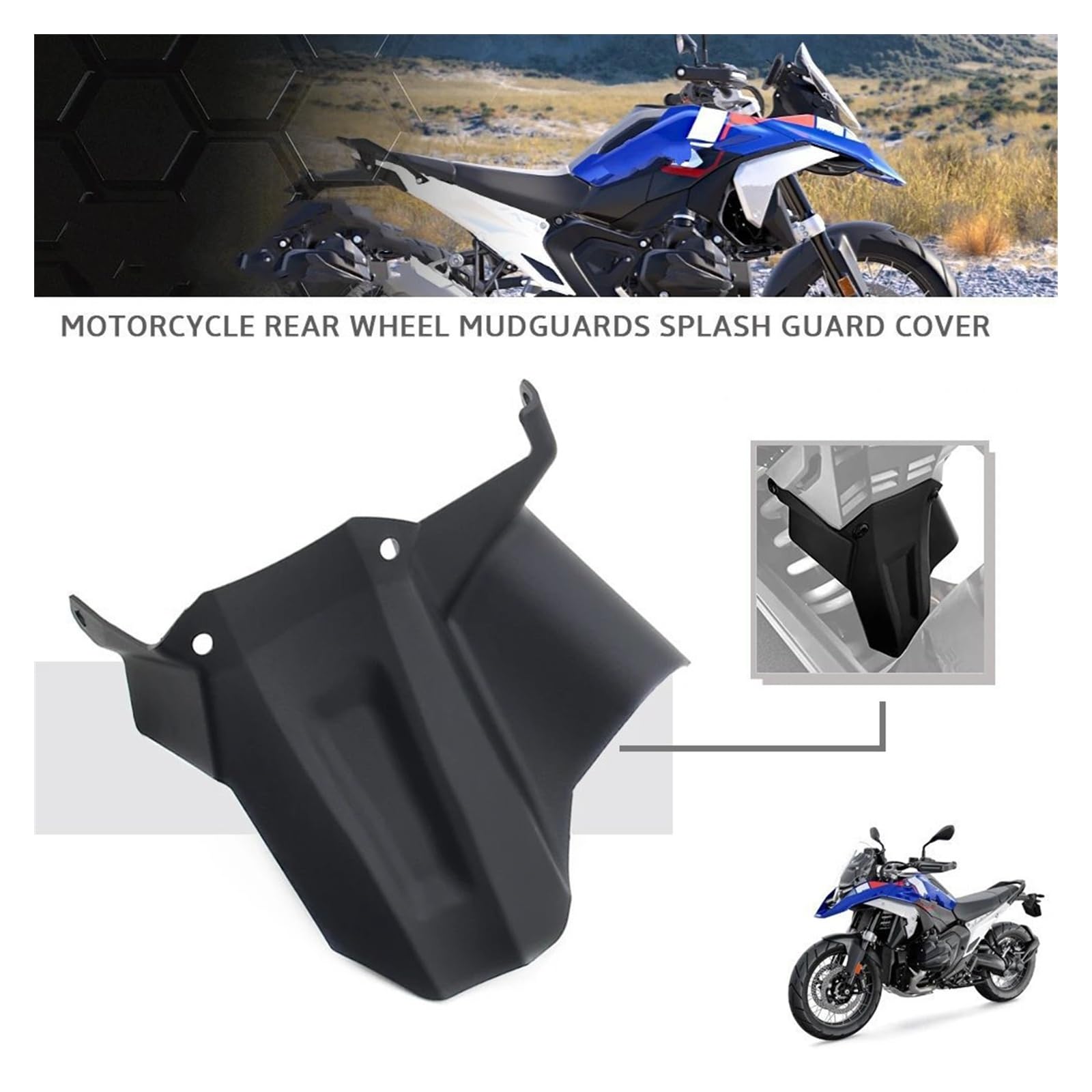 Glissières D'Essieu Avant Arrière Protecteur Roue Moto R1300GS 2023-2024 - Curseurs Anti-Chute