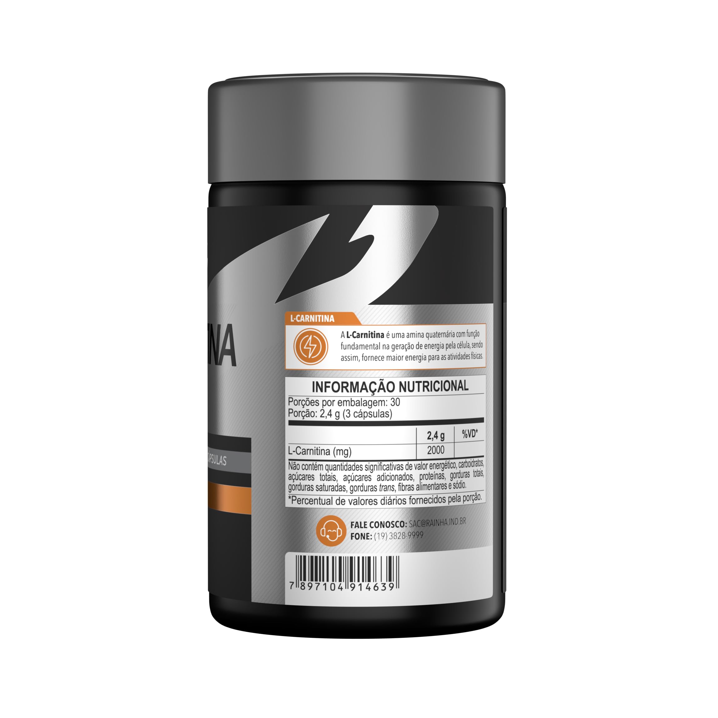 l carnitina função L-Carnitine 2000mg (90 caps) - Único, Body Action