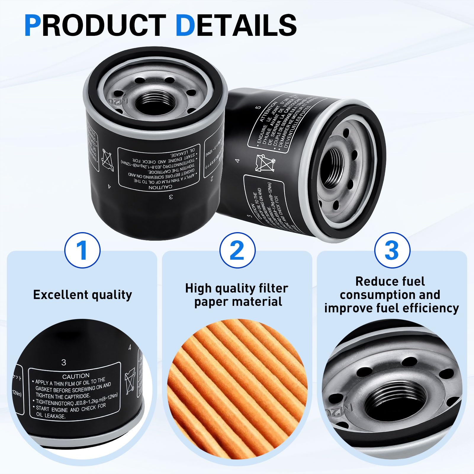 Filtre à Huile HIFLOFILTRE Racing Pour Polaris 325 Magnum 2x4