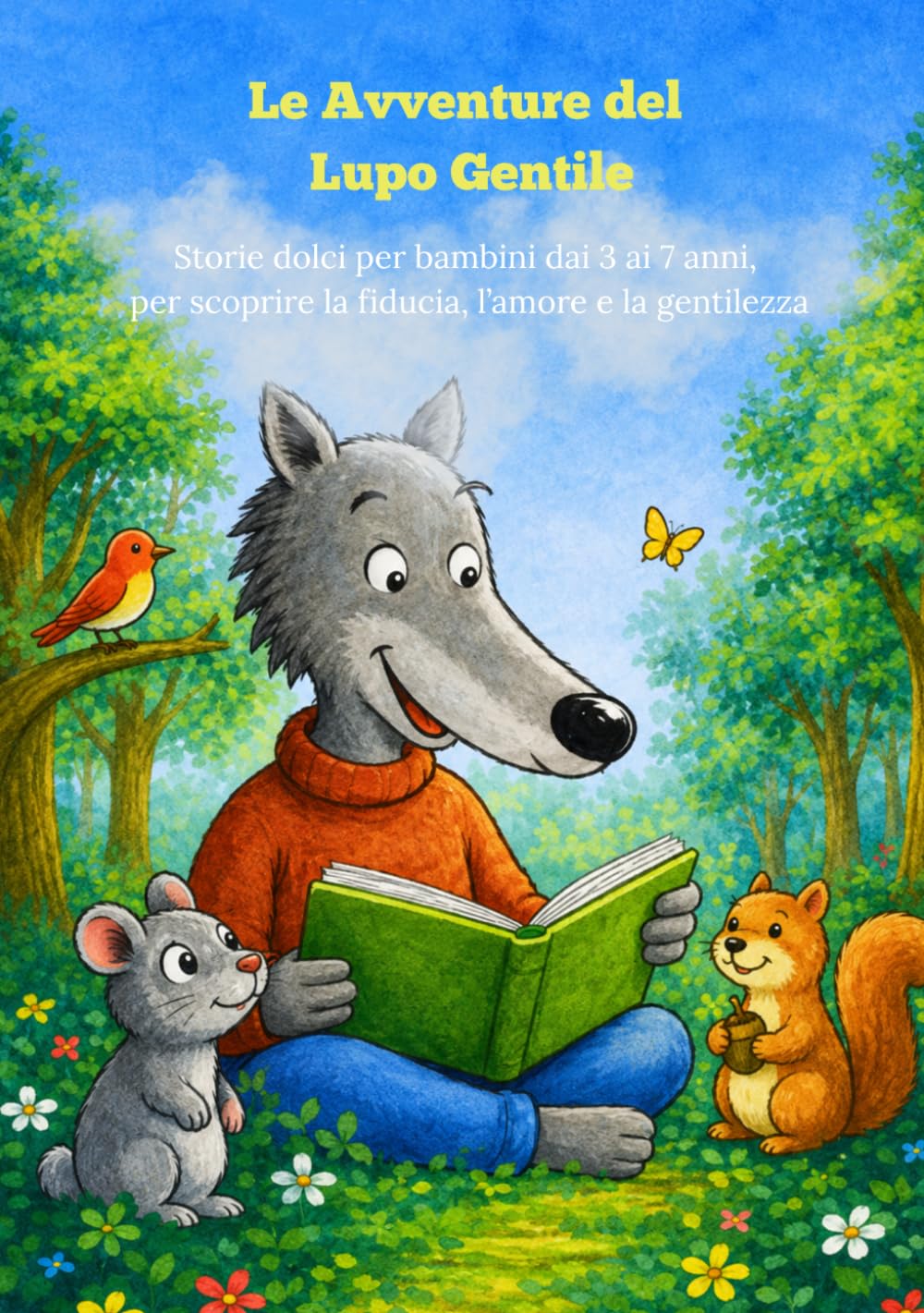 Le Avventure del Lupo Gentile: storie dolci per bambini dai 3 ai 7 anni per scoprire la fiducia, l’amore e la gentilezza.
