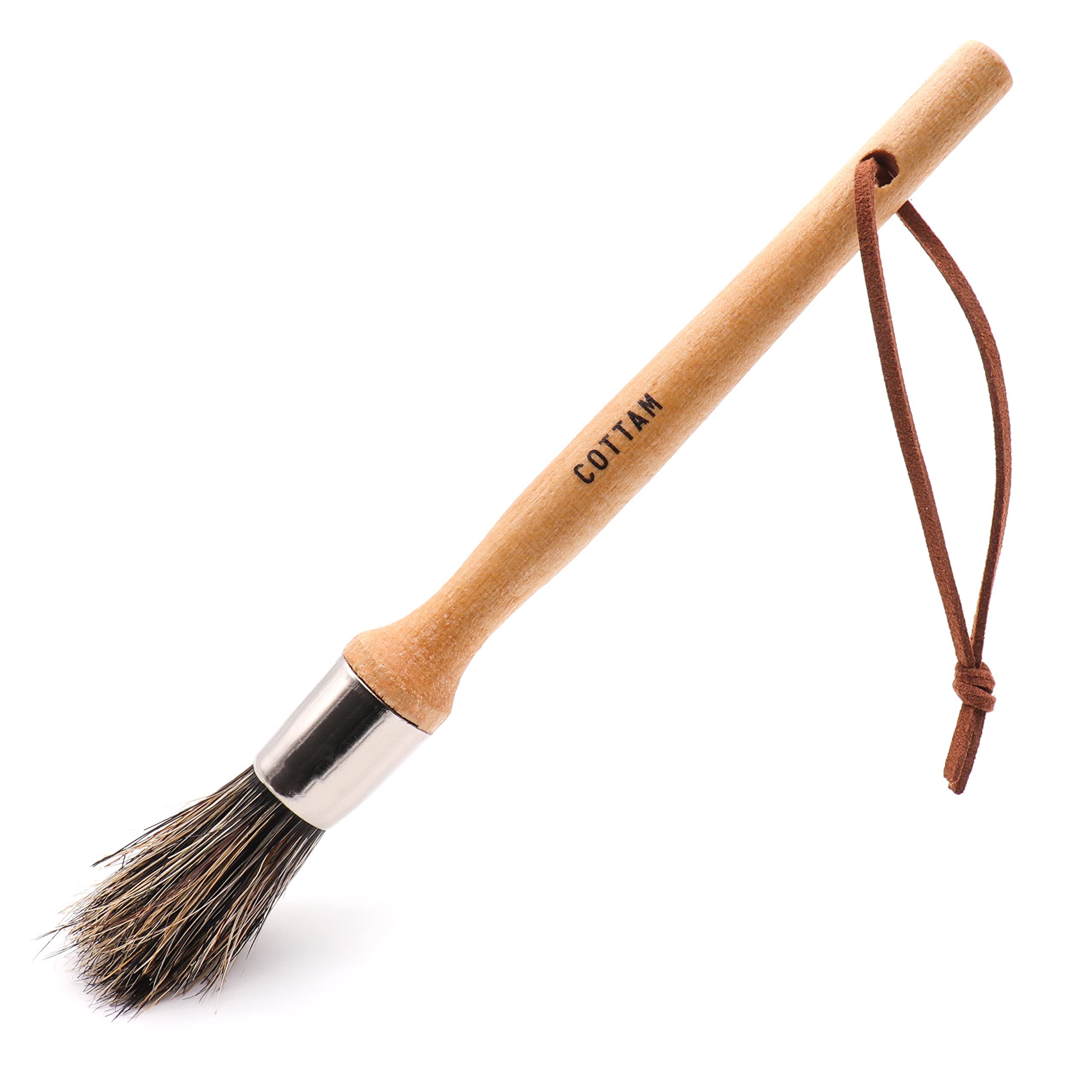 Cottam Coffee Brush | Barista Brush | Bean Grinder & Espresso Machine Cleaning Brush (1, Small)
