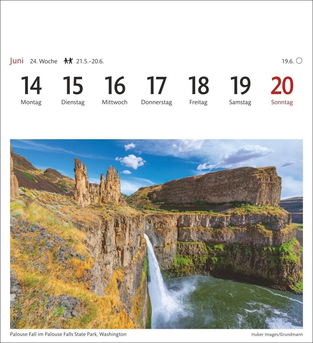 USA Sehnsuchtskalender 2027 - Wochenkalender mit 53 Postkarten: Wöchentlich Postkarten in einem Kalender. Foto-Kalender mit typisch amerikanischen ... Sammeln und Verschicken. Auch zum Aufhängen