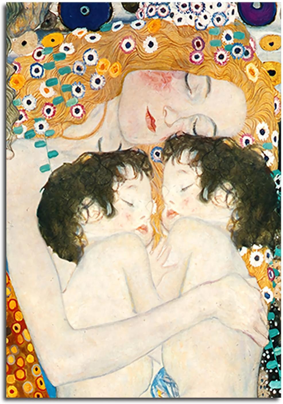 宝石画 MOTHER \u0026CHILD(母と子) 模写 グスタフ クリムト | www
