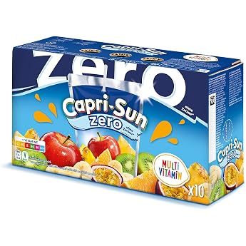 Capri-Sun Zero Multivitamin, 10 x 200 ml Children's Fruit Juice Drink | Delicious multivitamin fruit juice drink without adde