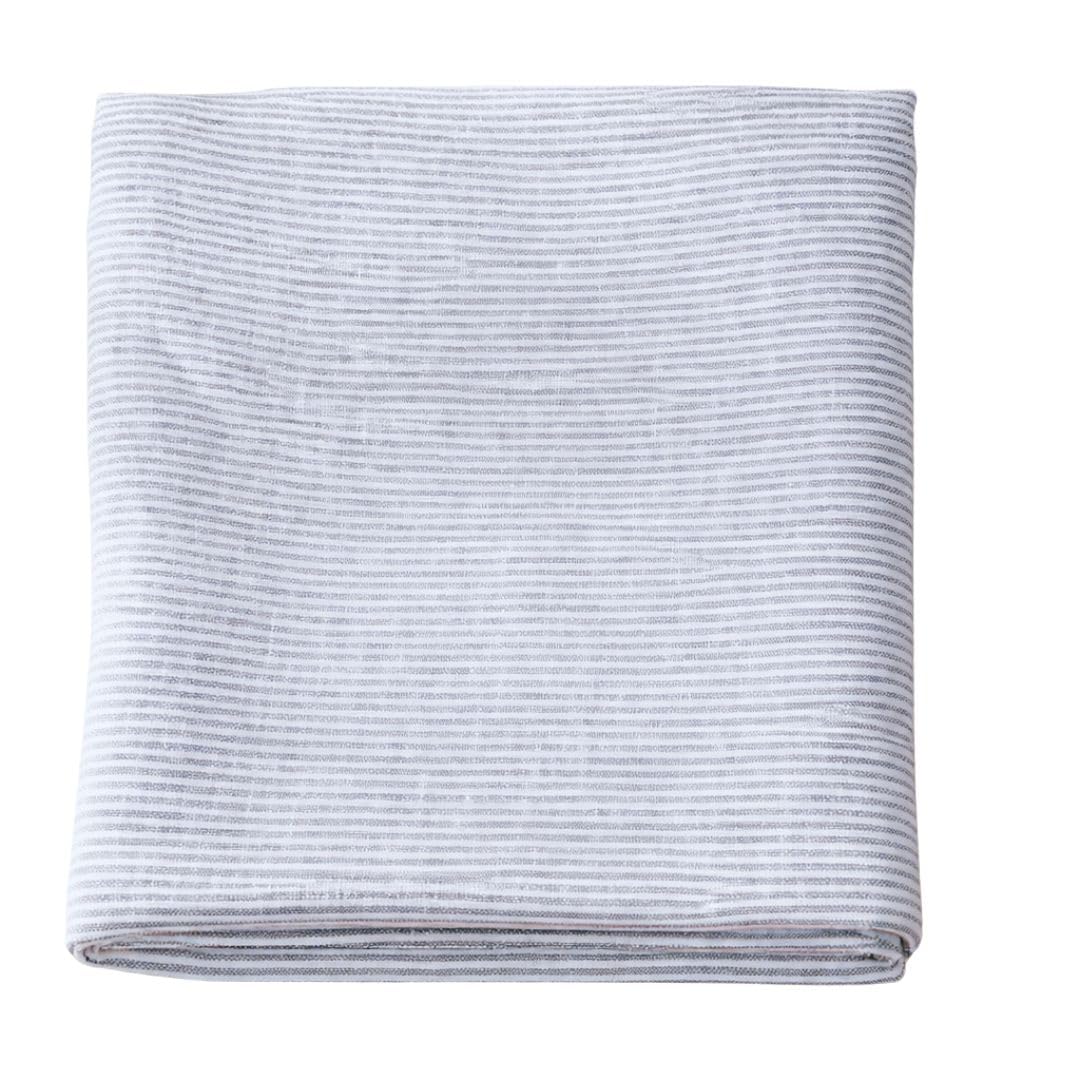 Cuore di Lino - Telo Mare Singolo in Puro Lino 100% Naturale Leggero e Assorbente Retrò Blu (90x170 cm)