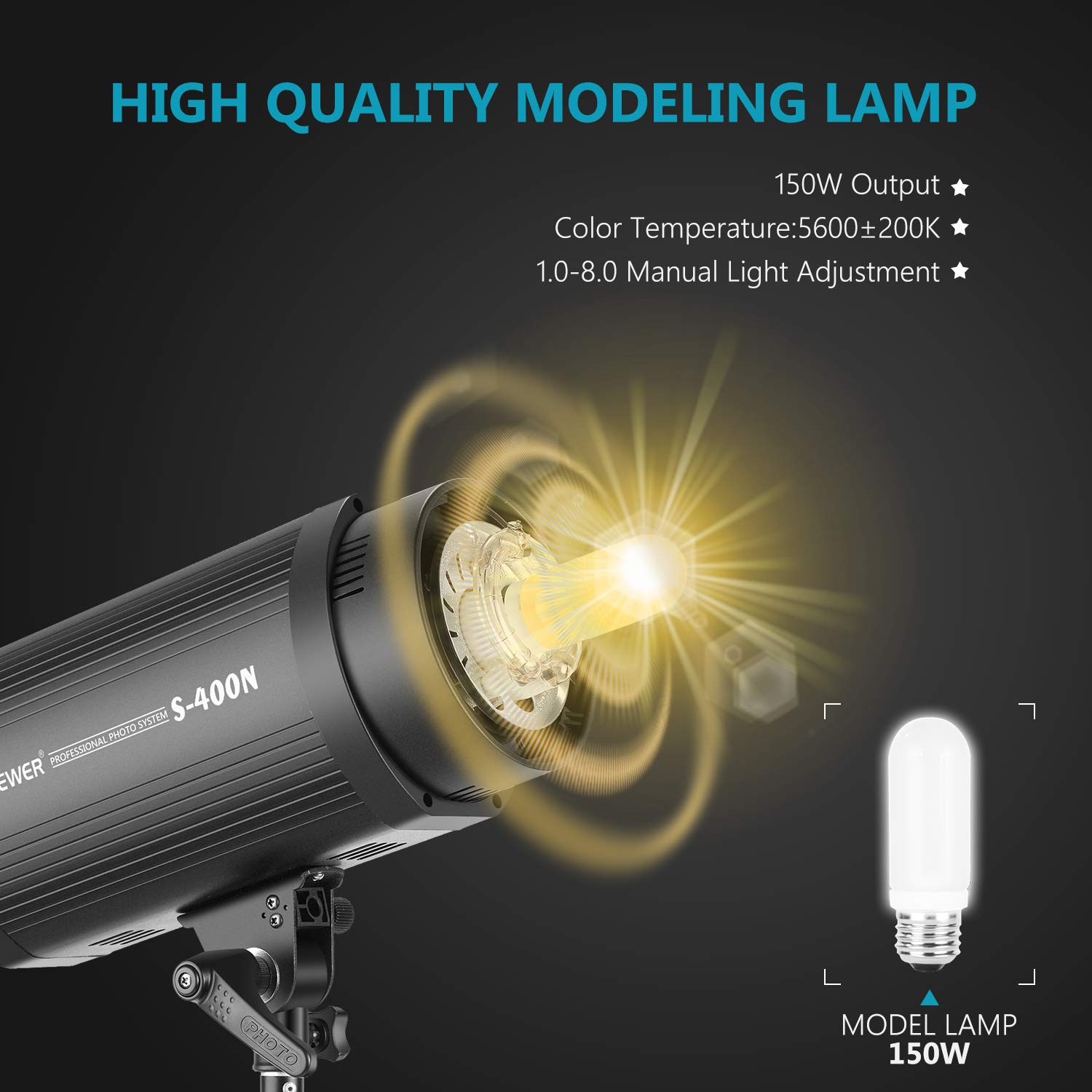 Amazon.com : Neewer Professional Studio Flash Strobe Light