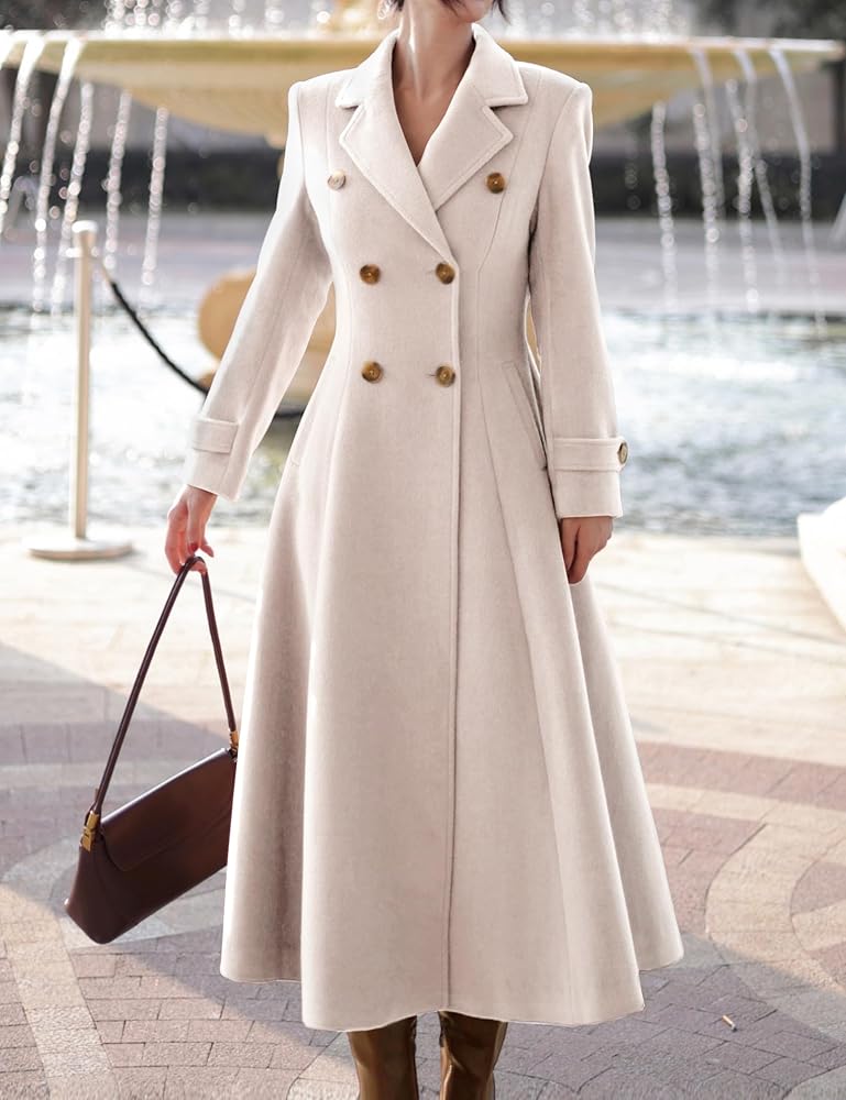 ジャケット・アウター idem/2way long wool coat Amazon.com: IDEALSANXUN Long Wool Coats for Women Fall