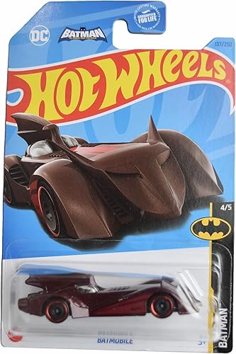 Hot Wheels Batmóvil, Batman 45 rojo 137250