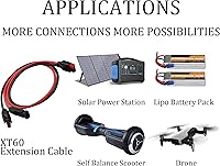 Vista 5 de Conector 10AWG (M-C-4) a (an-der-Son) Conector de cable de panel solar de alimentación hembra, conector solar a puerto de anuncios para Goal Zero