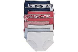 Hanes Women's Stretch Panties: Seamless Comfort and Moisture-wicking Performance