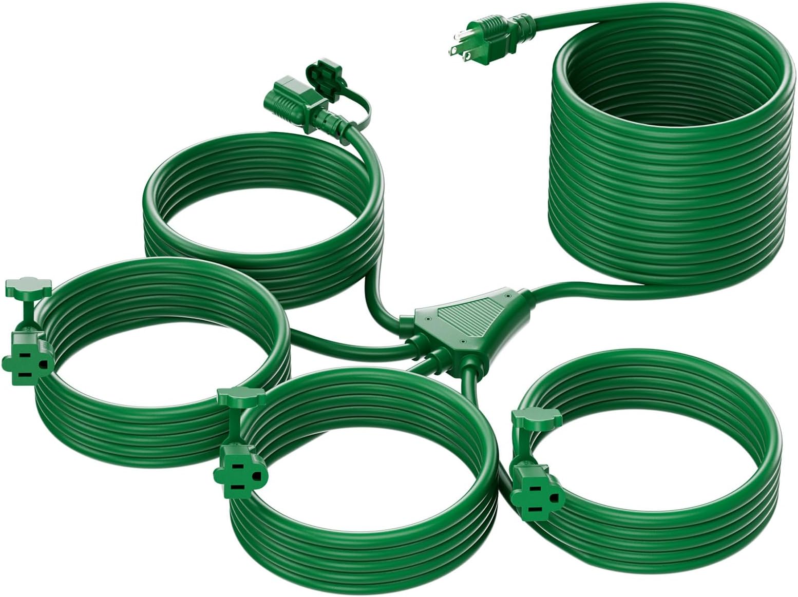 K KASONIC 31FT Outdoor Extension Cord With 4 Outlets - 16AWG, 1625W, Weatherproof, ETL Listed - View #7