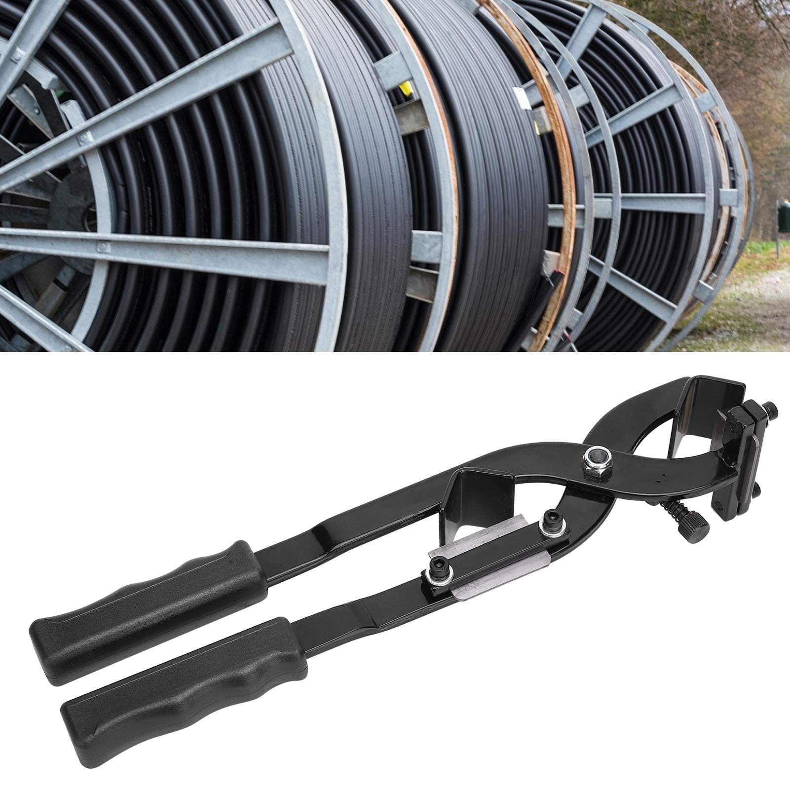 POYHKFD Spellafili Multifunzione, Pinza Copricavi Portatile, Spellafili Elettrici Professionali, Pinza Crimpatrice per Cavi per Elettricisti Strato Isolante 70‑400mm²