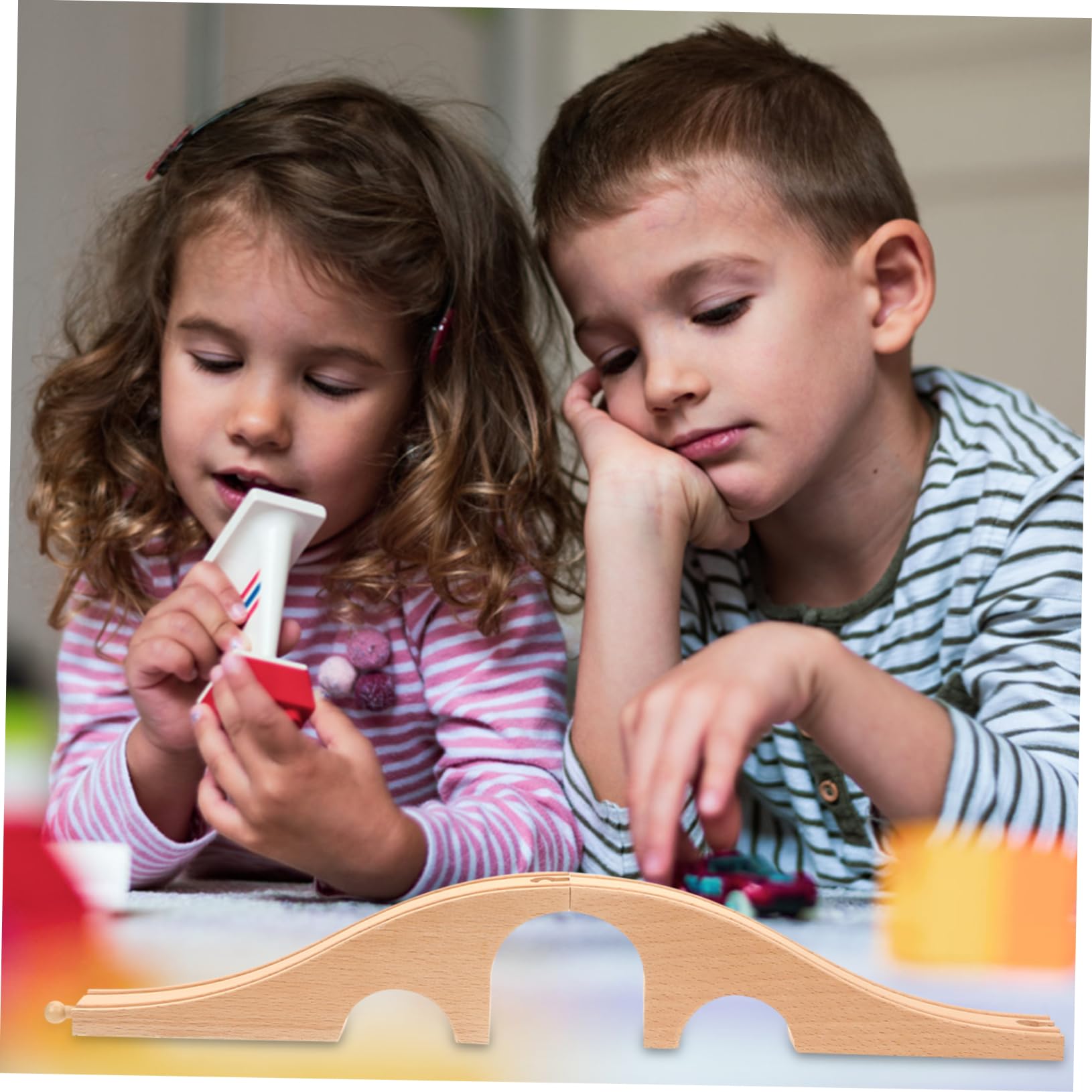 BESPORTBLE Train Track Expansion Accessories Pcs Bridge Models for Toy Train Layout