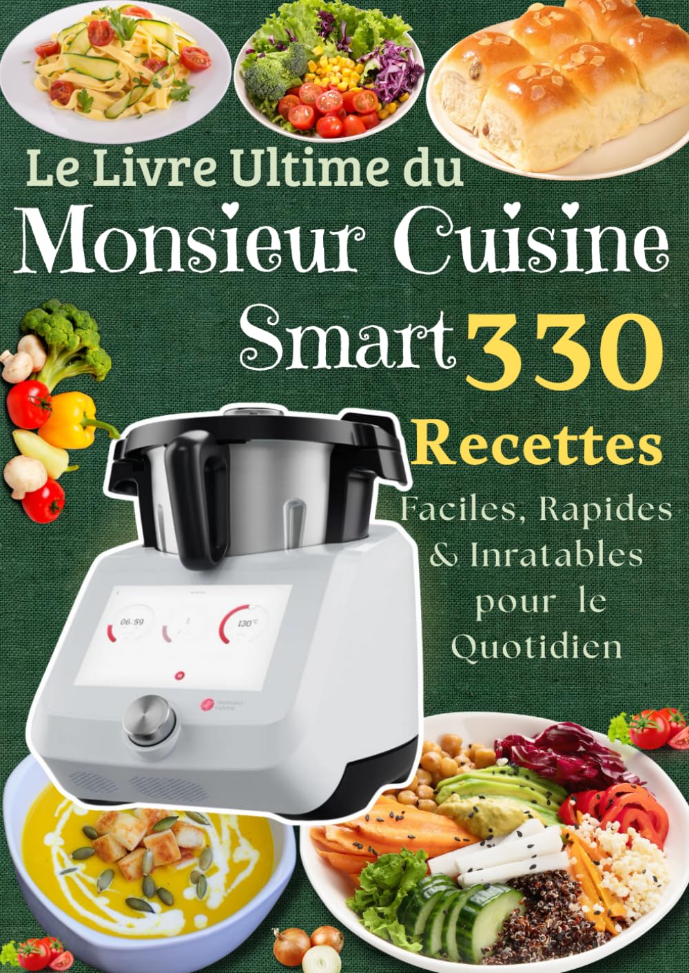Le Livre Ultime du Monsieur Cuisine Smart 330 Recettes Faciles, Rapides & Inratables pour le Quotidien