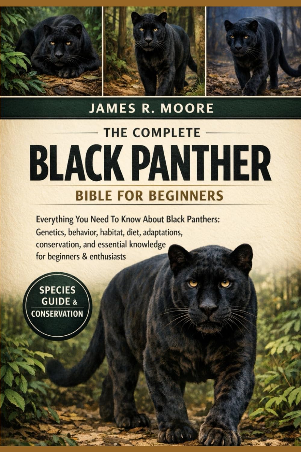 THE COMPLETE BLACK PANTHER BIBLE FOR BEGINNERS: Everything You Need To Know About Black Panthers: Genetics, behavior, habitat, diet, adaptations, ... knowledge for beginners & enthusiasts