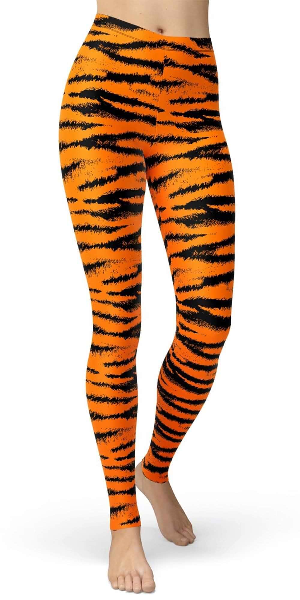 Women's Leopard Printed Leggings Animal Skin Brushed Buttery Tights soft stretch feel, animal print graphics, pull-on comfort, casual movement, machine washable