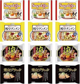 Amazon.co.jp: 寿がきや スガキヤ ラーメン 4種類 詰め合わせ 12