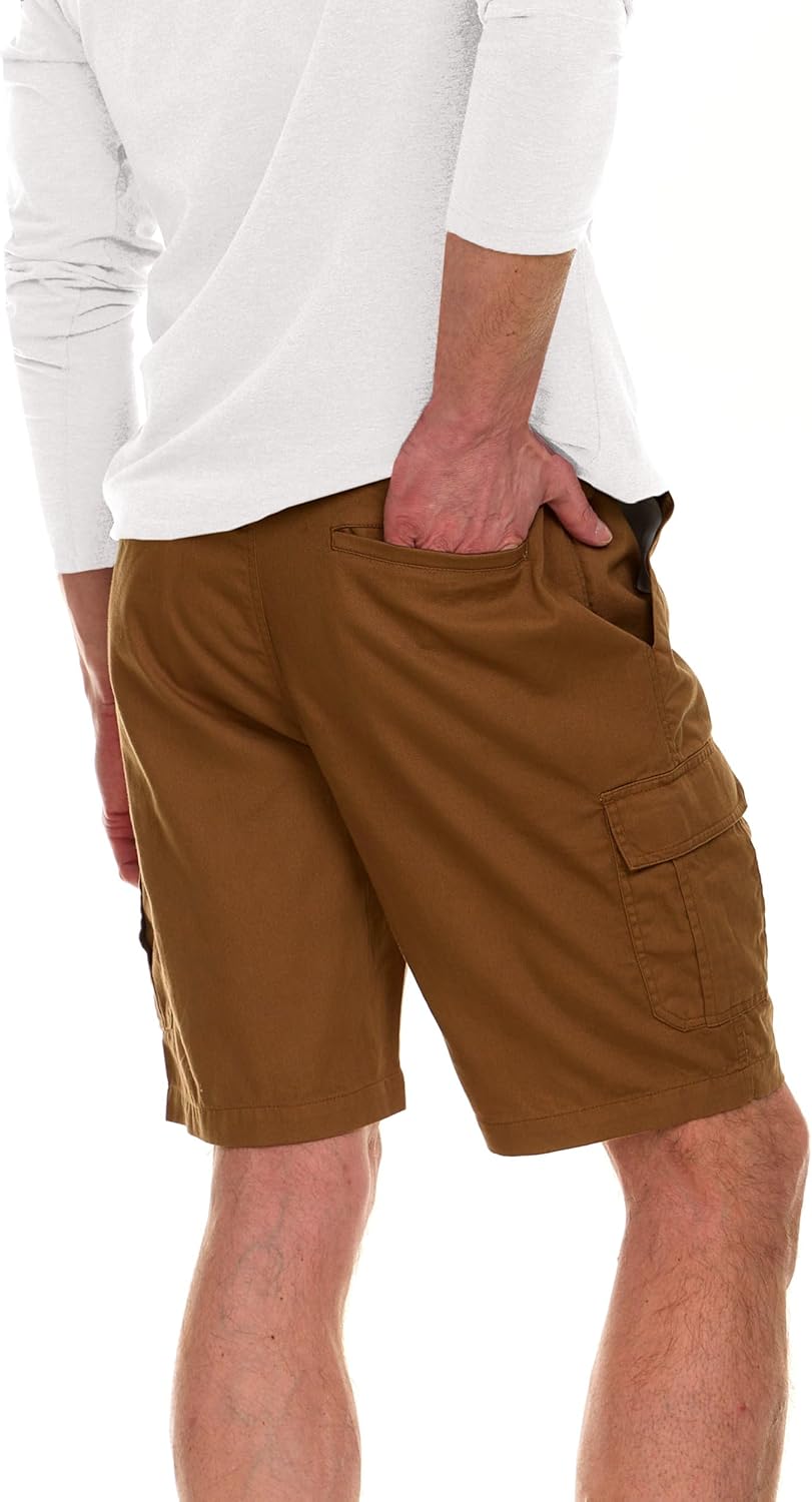Wrangler Cargo Shorts for Men Big and Tall - Stretch Twill Casual Shorts - Image 4