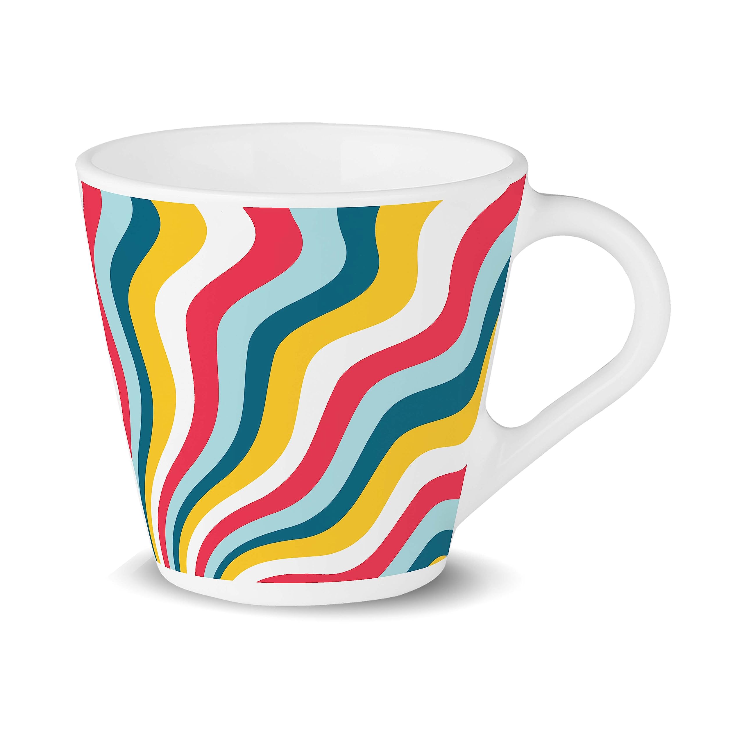 Larah by Borosil Novelty Series Kroma Opalware Mug, Set of 6 Tea/Coffee Mugs, 110 ml Each, Microwave & Dishwasher Safe, Bone-Ash Free, Crockery Set Ideal for Daily Use & Gifting, White (B0C96HG9W8) Amazon Price History, Amazon Price Tracker