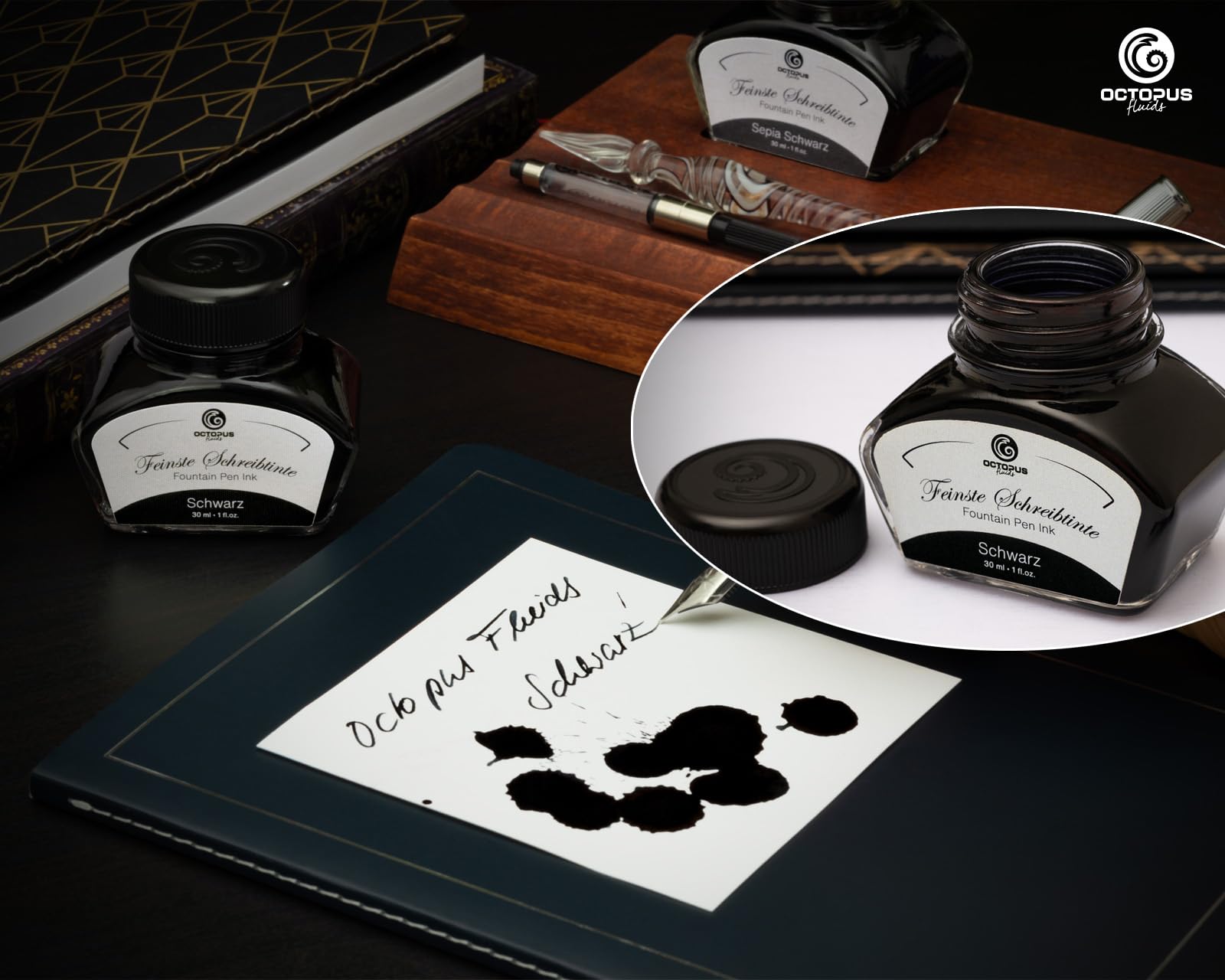 Kaweco Student Füllhalter mit 30 ml Füllhaltertinte, Konverter und Metalletui