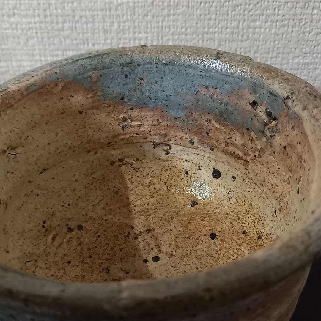 中川自然坊 粉引唐津 鉢 共箱 中川自然坊 【 粉引唐津 片口