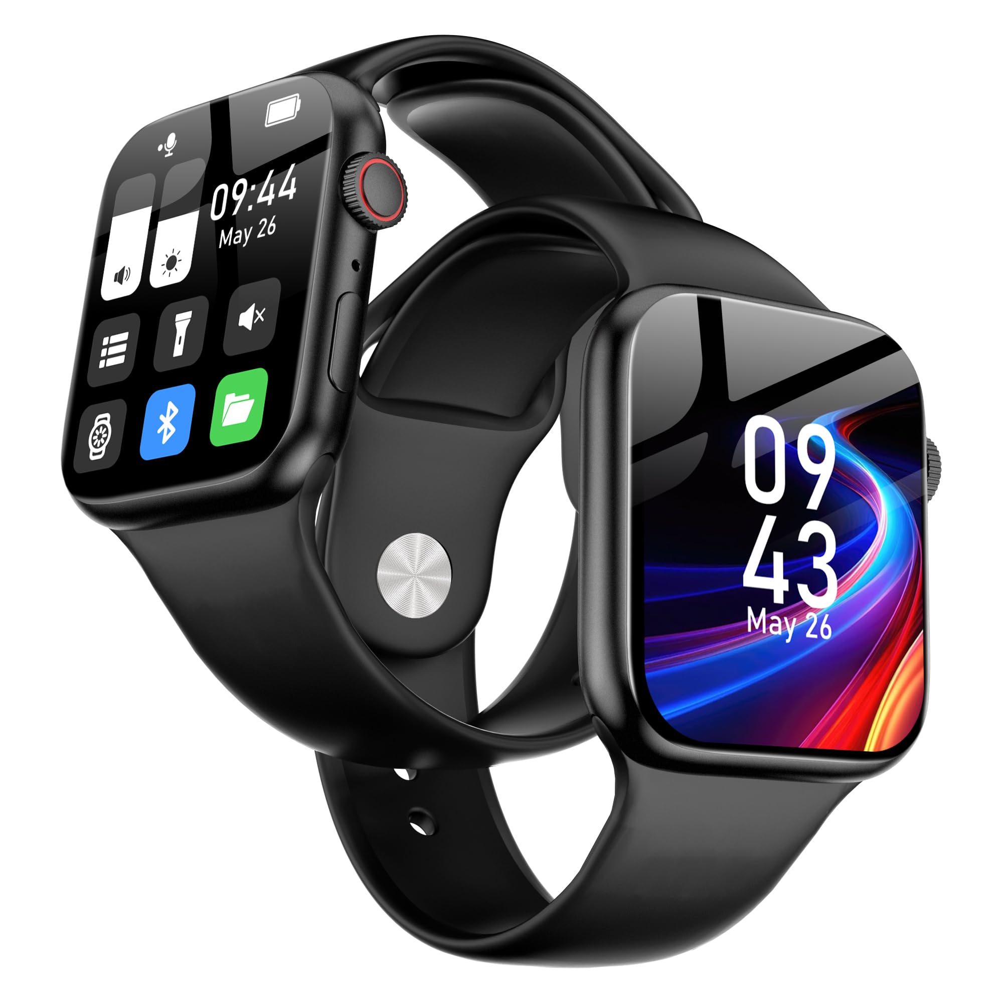 SWOFY Lettore MP3 32GB Bluetooth 5.3, Schermo Touch, Bracciale Sportivo – Registrazione HiFi, Tracciatore di Fitness, per Corsa/Palestra (Nero)