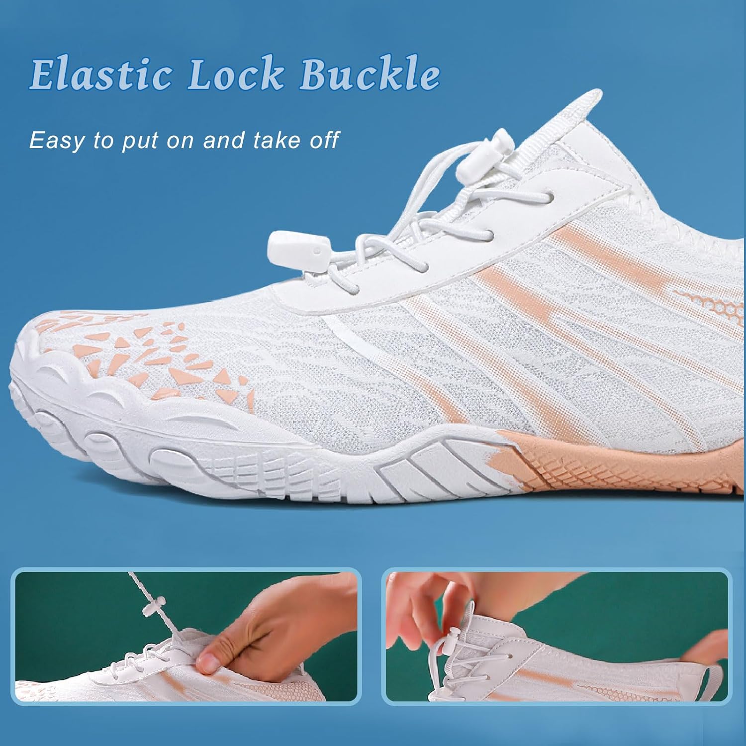 Hike Barefoot Shoes Womens Mens, Pro Water Shoes Barefoot Hike Shoes, Wide Toe Box Non-Slip Breathable