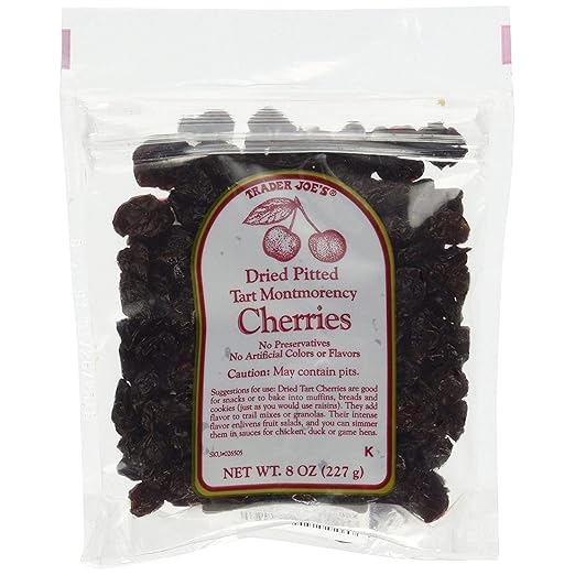 Trader Joe's Dried Tart Montmorency Cherries (Pack of 2)