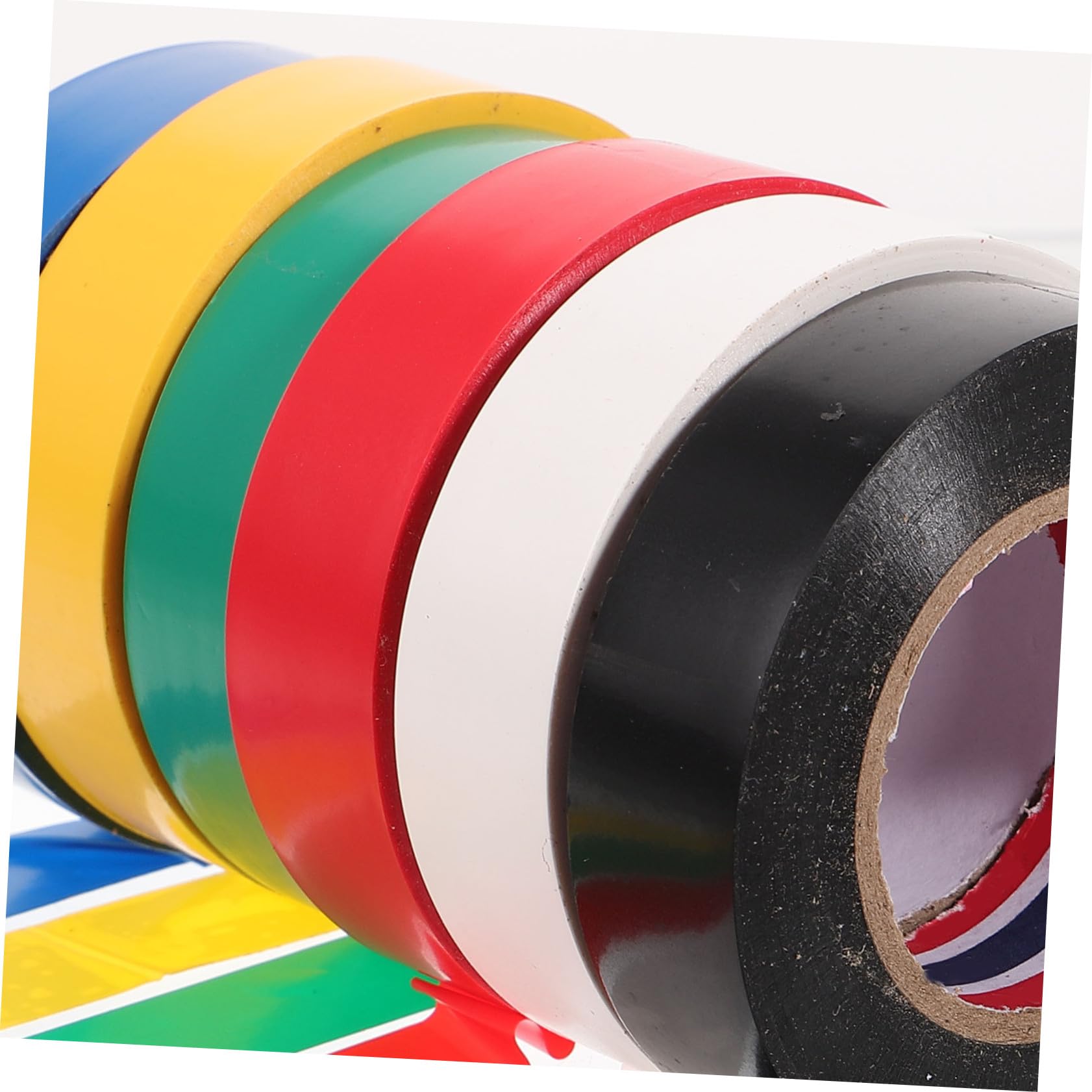 nastro isolante, 6 rotoli di nastro adesivo ignifugo for cablaggi ColoPVC for uso domestico, ufficio e industriale