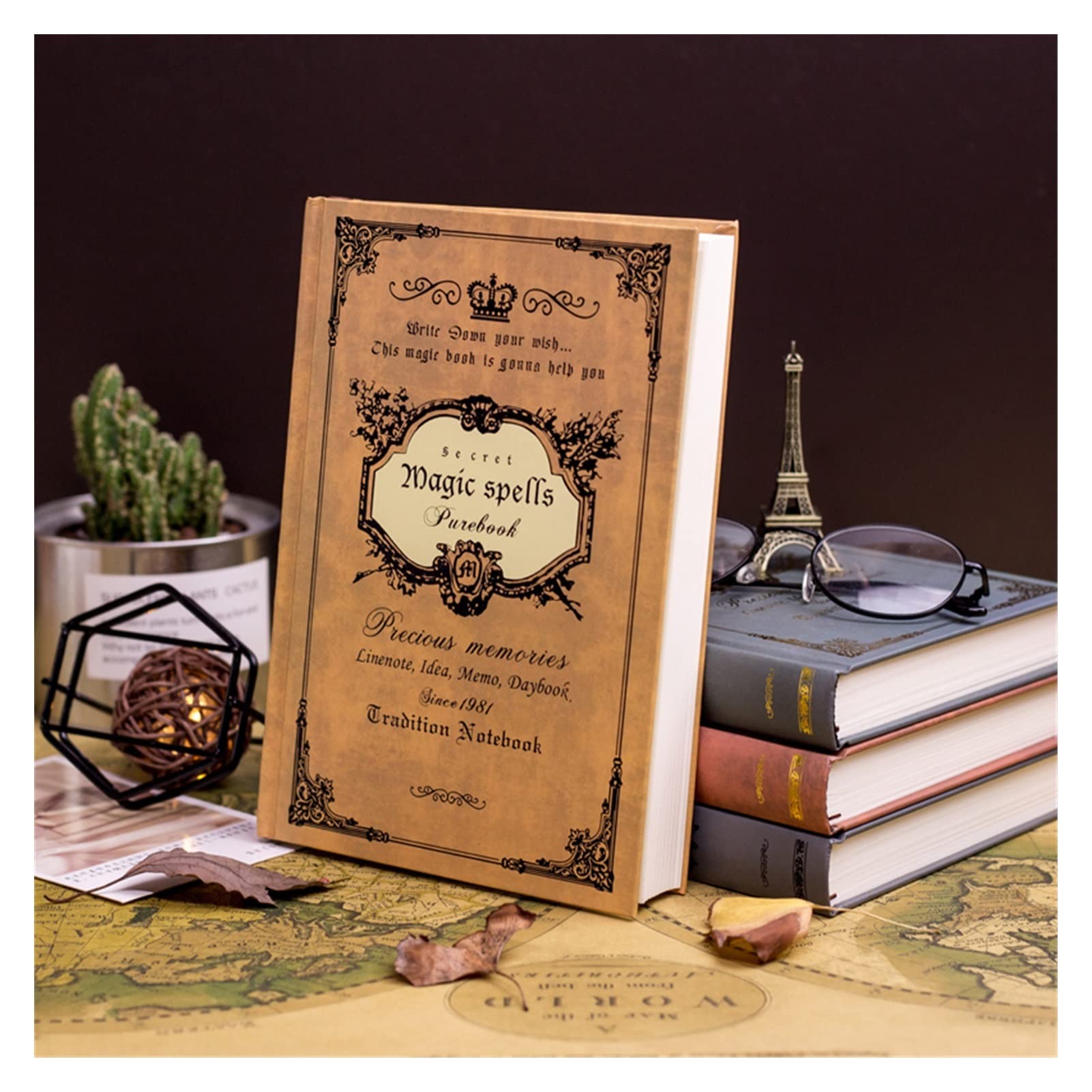 A5 / B5. Notebook orizzontale Creativo Creativo Spesso Blocco note Business Diario Diario Diario Diario Soft Soft PU. Taccuino in pelle (Color : Purple)