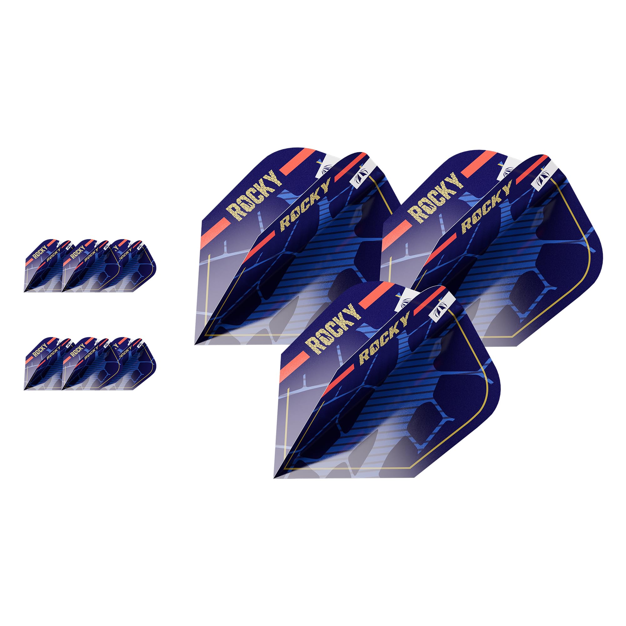Target Darts Josh Rock Gen 1 Pro Ultra Dart Flights, 9 Pack – TEN-X Shape Flights | Professional Dart Accessories, G1 Dart Flight Set, Multipack Flights Set
