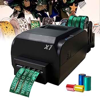 Ribbon☆ Ribbon Printer | WiFi Ribbon Printing Machine | PC & IOS
