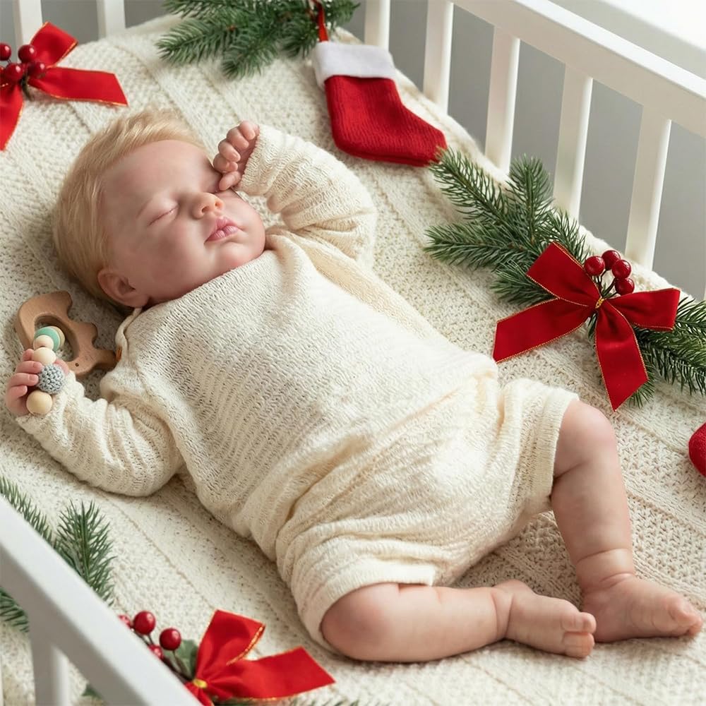 LFdolls Reborn Baby Dolls Girls 19 Inches Handmade Washable Reborn Babies 49 cm Realistic Lifelike Newborn Soft Full Body Vinyl