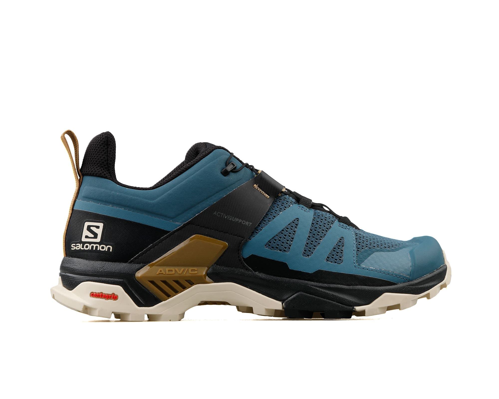 Salomon Mens X Ultra 4 Mallard Blue/Bleached Sand/Bronze Brown Hiking Shoe - 7 UK (L41453000) (B098F4NHKL) Amazon Price History, Amazon Price Tracker