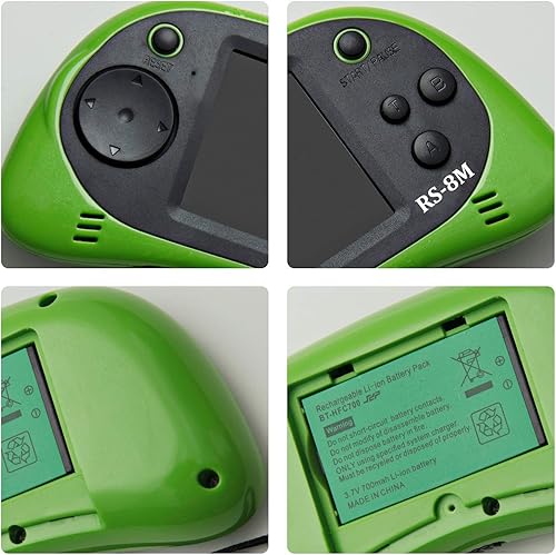 Miniatura 6 de EASEGMER Juegos de mano para niños de 16 bits integrados de 220 HD, reproductor de juegos portátil de 2.5 pulgadas con auriculares, los mejores