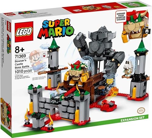 Miniatura 2 de LEGO 71369 Juego de expansión de Super Mario Bowser’s Castle Boss Battle, kit de construcción; juguete coleccionable para niños para personalizar su
