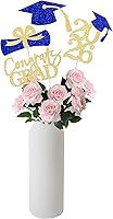 Vista 15 de Centros de mesa de graduación de clase 2026 para mesa, centros de mesa de fiesta 2026, suministros de fiesta, decoración de fiesta de graduación