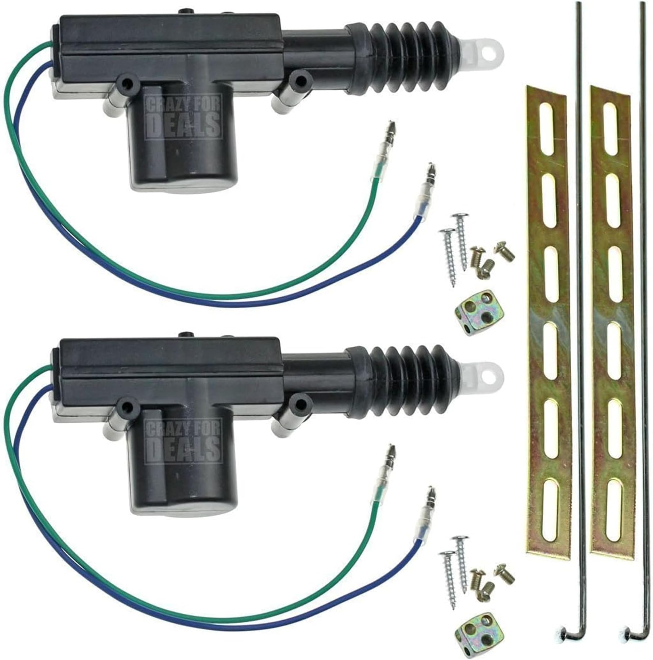 InstallGear IGDLA-2 Universal Car Power Door Lock Actuators 12-Volt Motor (2 Pack)