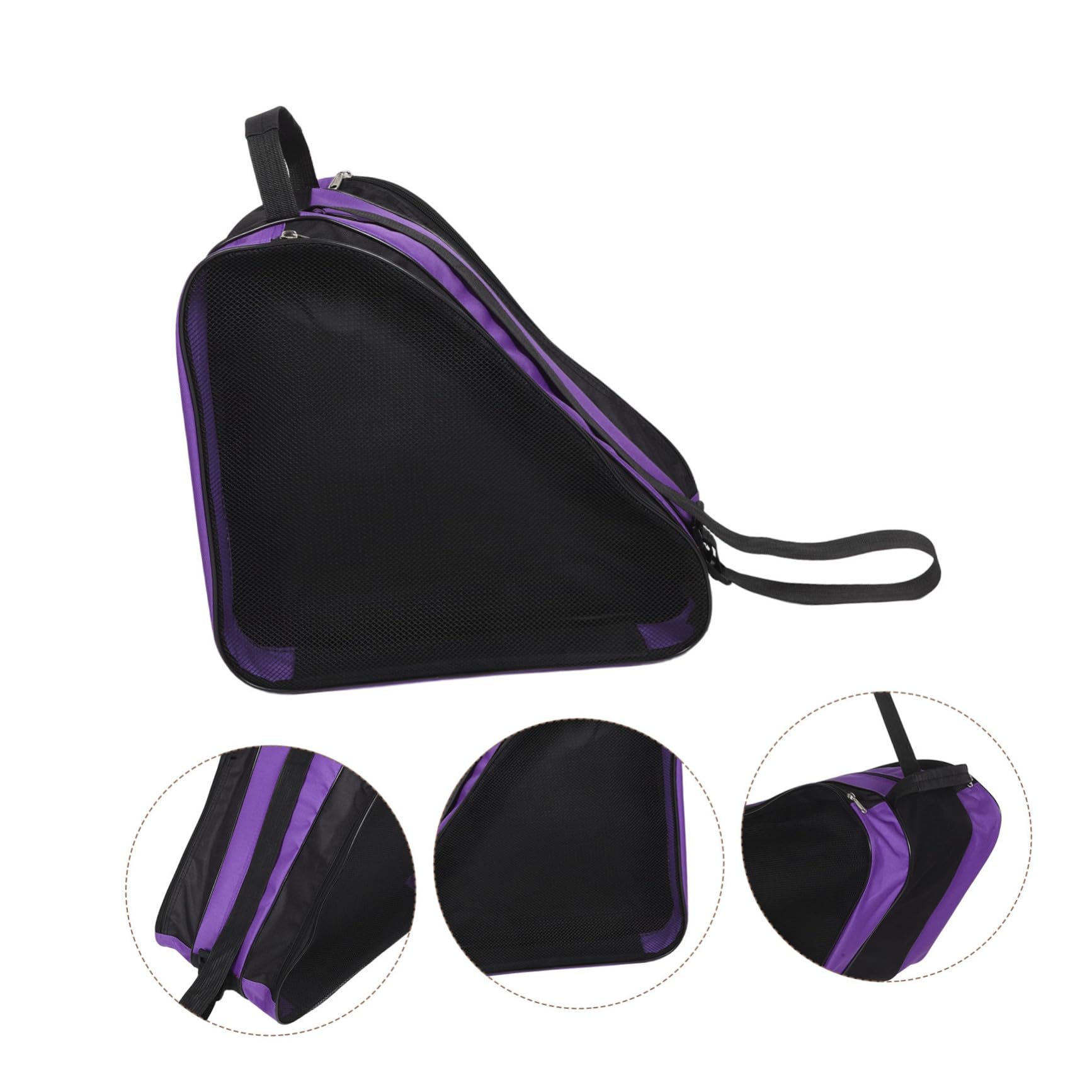 SUPVOX 2 Pièces Housse De Transport pour Patins à roulettes avec Plusieurs Compartiments Bandoulière pour Femme Et Adulte