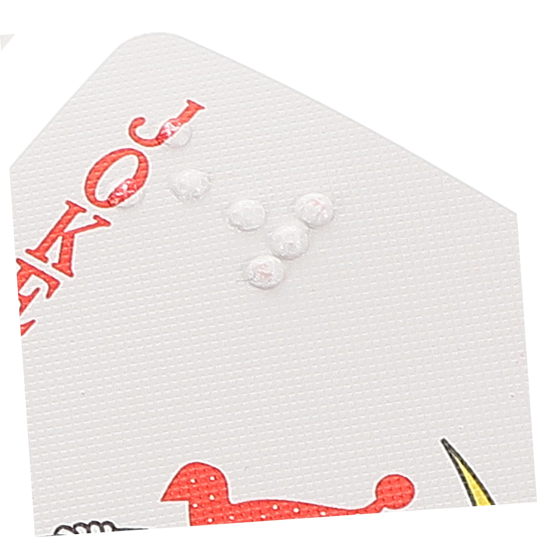 da Gioco in Braille Grandi per Ipovedenti e Non Vedenti Poker Accessibile per Adulti e Facilitano Giochi Inclusivi e Apprendimento
