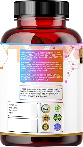 Miniatura 9 de Humming Herbs Suplemento NAD+ de 600 mg con resveratrol y ácido alfa lipoico 90 cápsulas veganas Sin OMG, sin gluten, fórmula a base de plantas