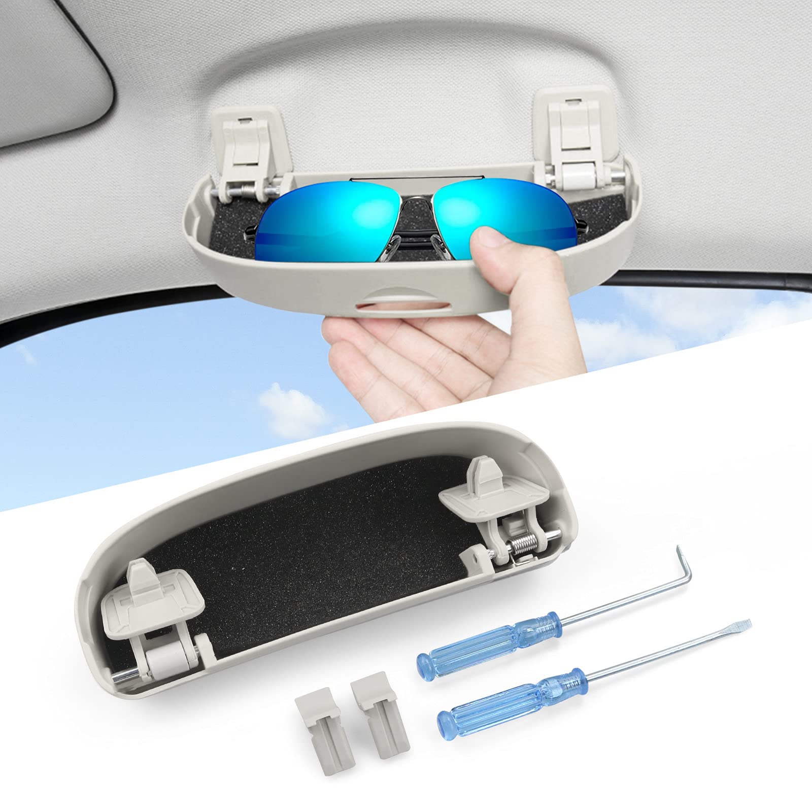 LFOTPP Funda para gafas de sol para RenAult Kadjar 2016-2022