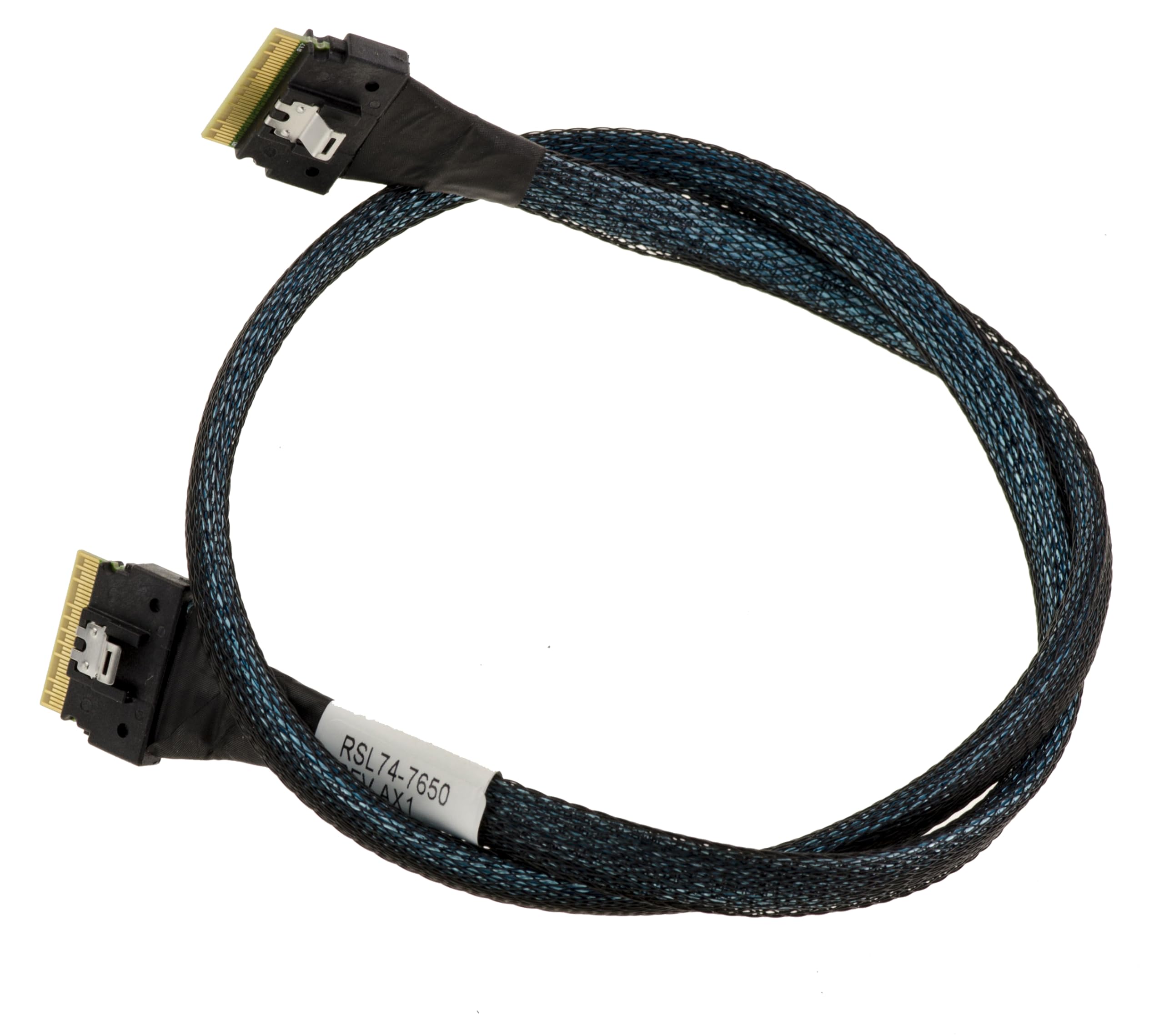 KALEA-INFORMATIQUE Cavo PCIe 4.0 con connettori Slim SAS SFF-8654 8i 74-pin a SFF8654 74-pin, lunghezza 70 cm