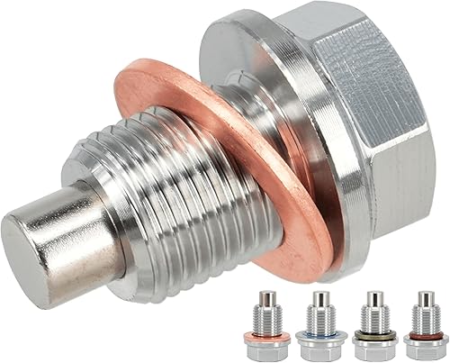 Miniatura 1 de 1 tapón magnético de drenaje de aceite de acero inoxidable M14x1.25 para motocicletas Suzuki Textron Off Road Arctic Cat Wildcat ATV UTV Ford Super